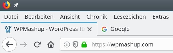 Favicons werden in Browser-Tabs angezeigt
